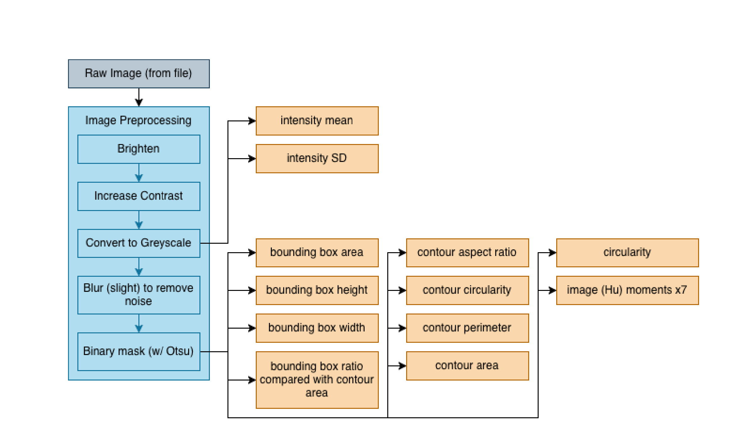 Feature Extraction Flowchart